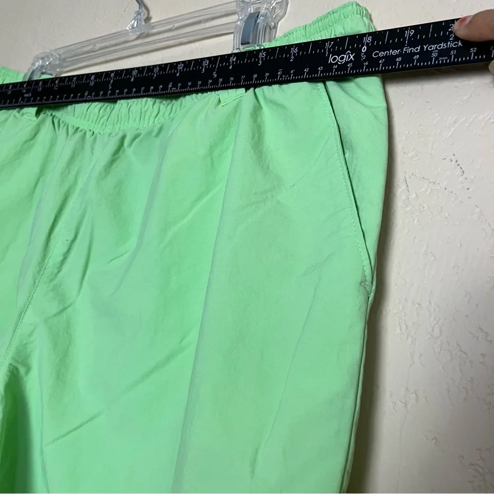Columbia PFG Fishing Elastic‎ Waist Green Shorts Mens Size XL